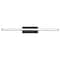 Dweled Parallax 24in LED Wall Sconce 3-CCT 2700K-3000K-3500K Set to 3000K in Black WS-73124 - alternate 5